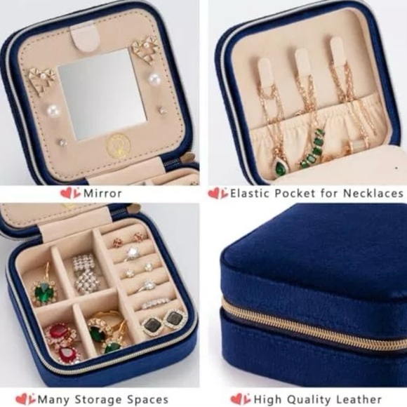 Small jewelry box, with mirror included. - Picture 6 of 6